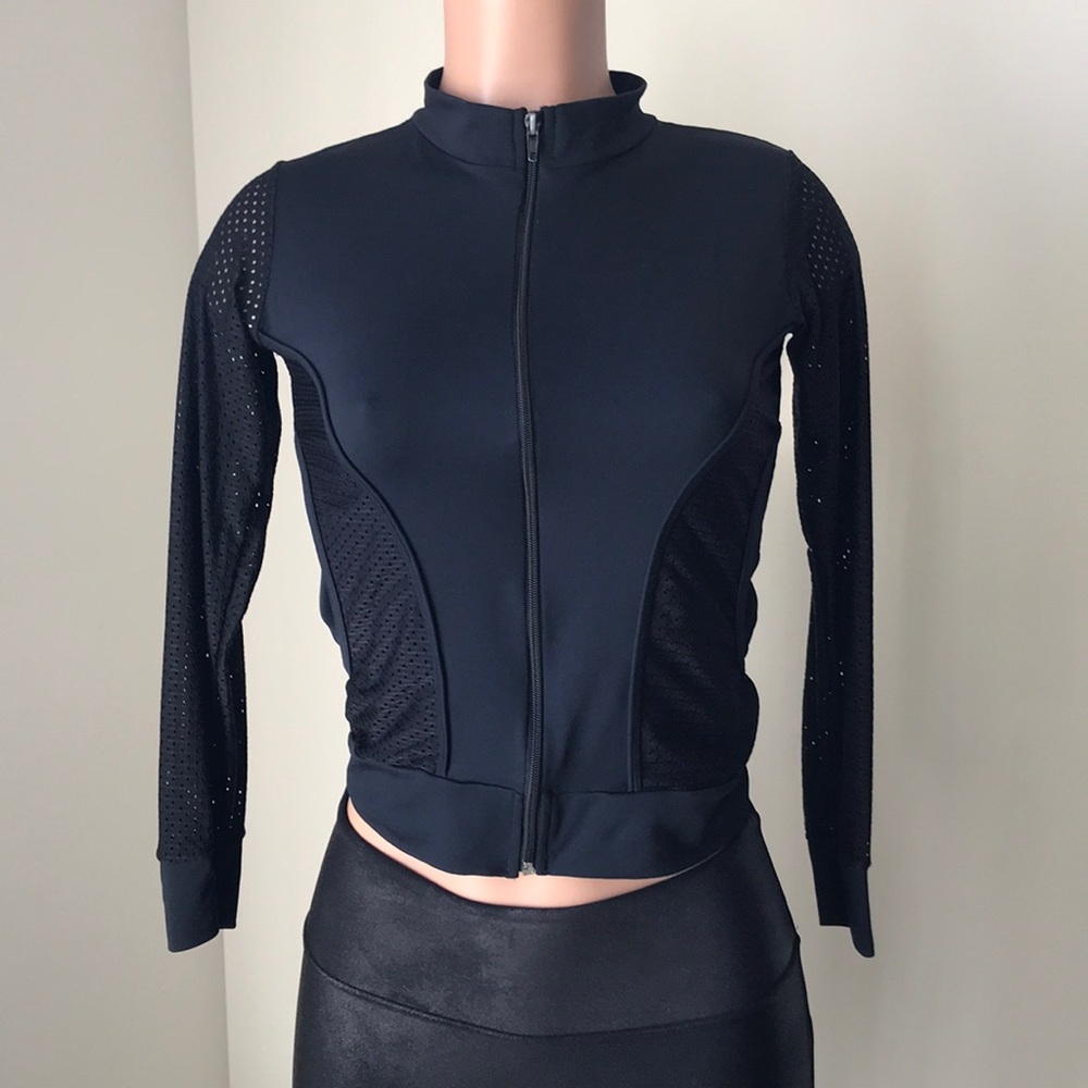 Passion fitness wear Black jacket size small